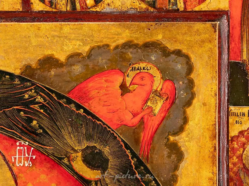 LARGE AND FINE ICON WITH THE MOTHER OF GOD OF THE SIGN (ZNA... — photo 6