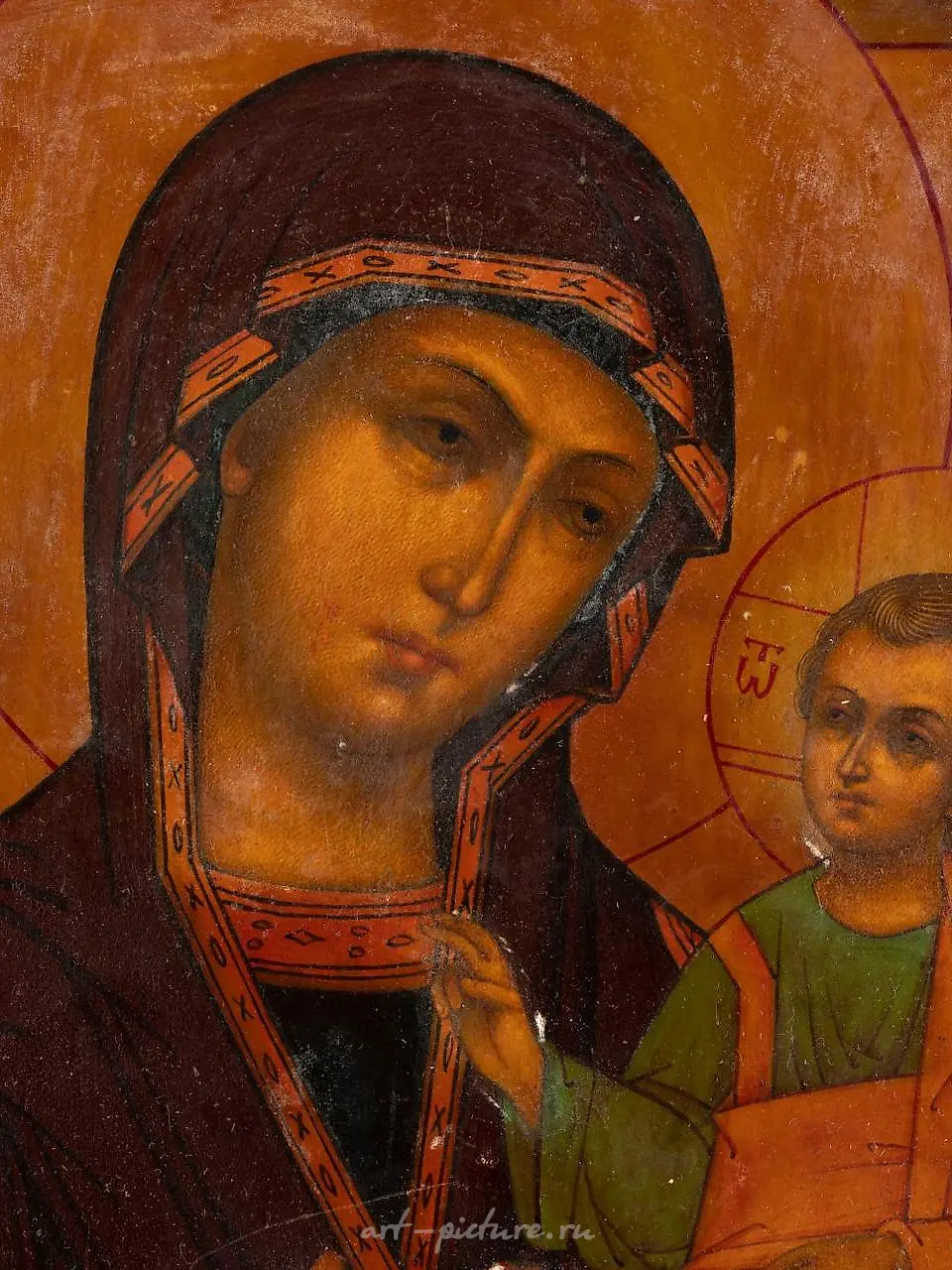AN ICON SHOWING THE IVERSKAYA MOTHER OF GOD Russian, 19th century — photo 6