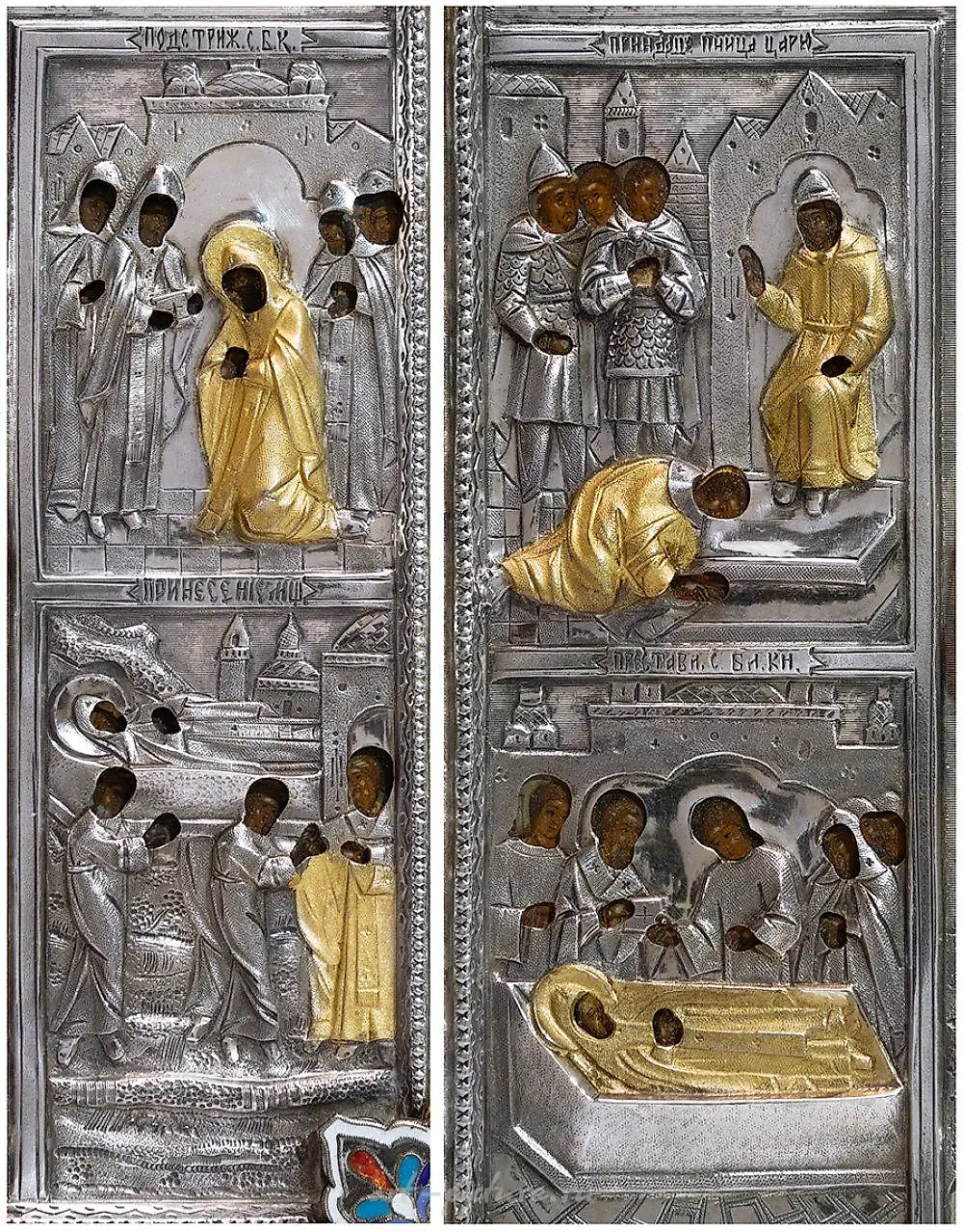 Russian icon of the 19th century. "St. Alexander Nevsky." Ok... — photo 6