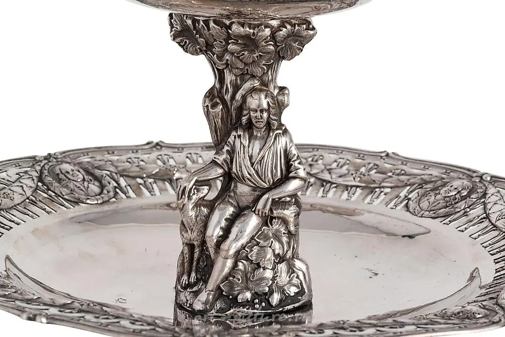 SILVER PLATE, POLAND, 19TH CENTURY — photo 2