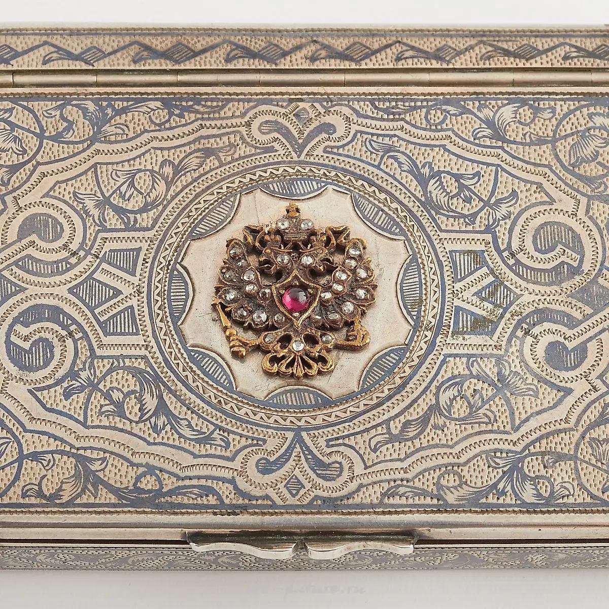Russian Silver Niello Case — photo 2