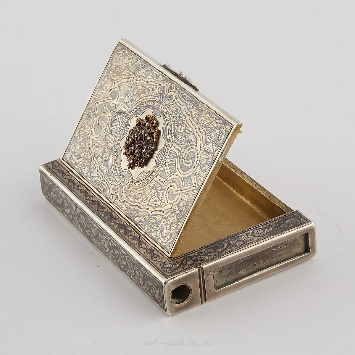 Russian Silver Niello Case — photo 5