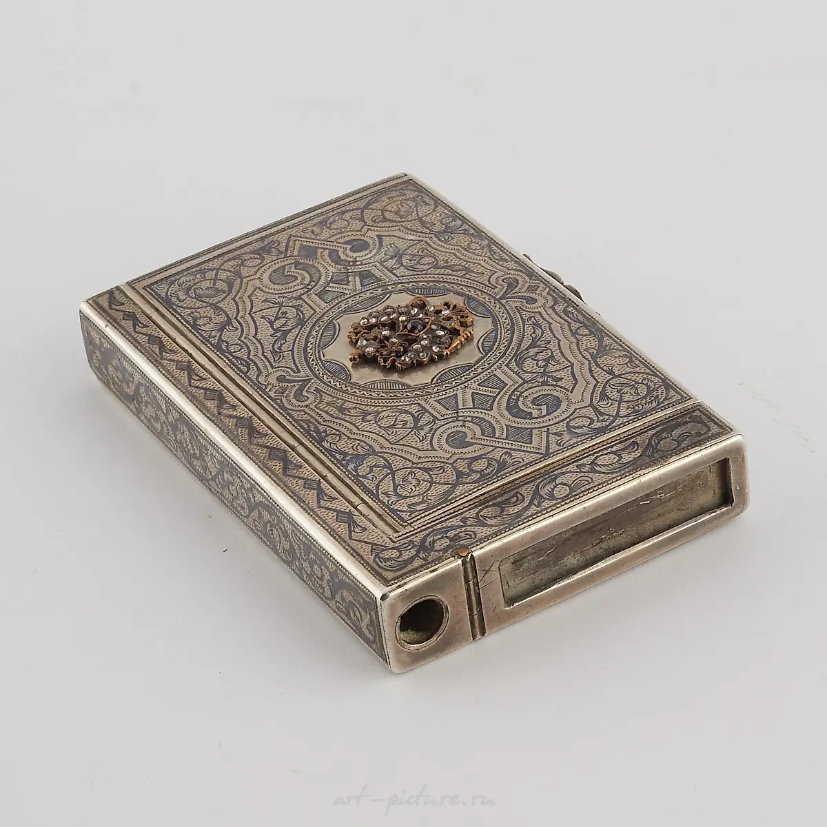 Russian Silver Niello Case — photo 6