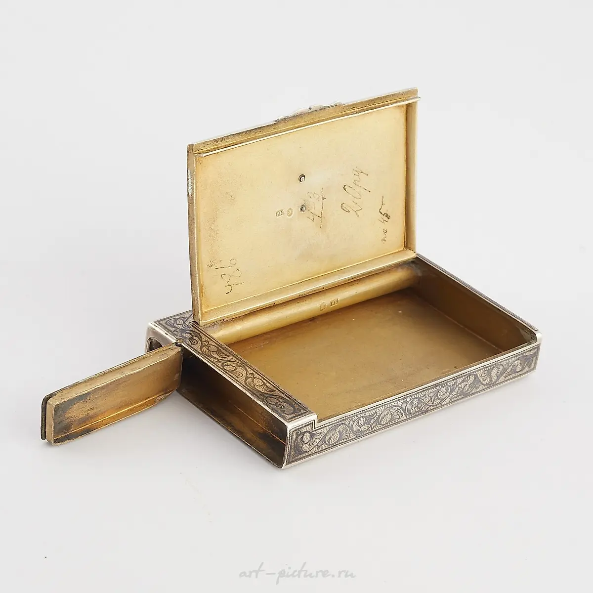 Russian Silver Niello Case — photo 9