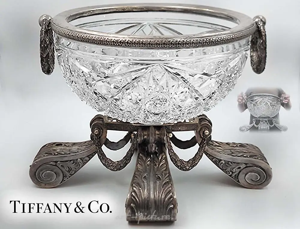 Крупная серебряная посуда Tiffany and Co. XIX века