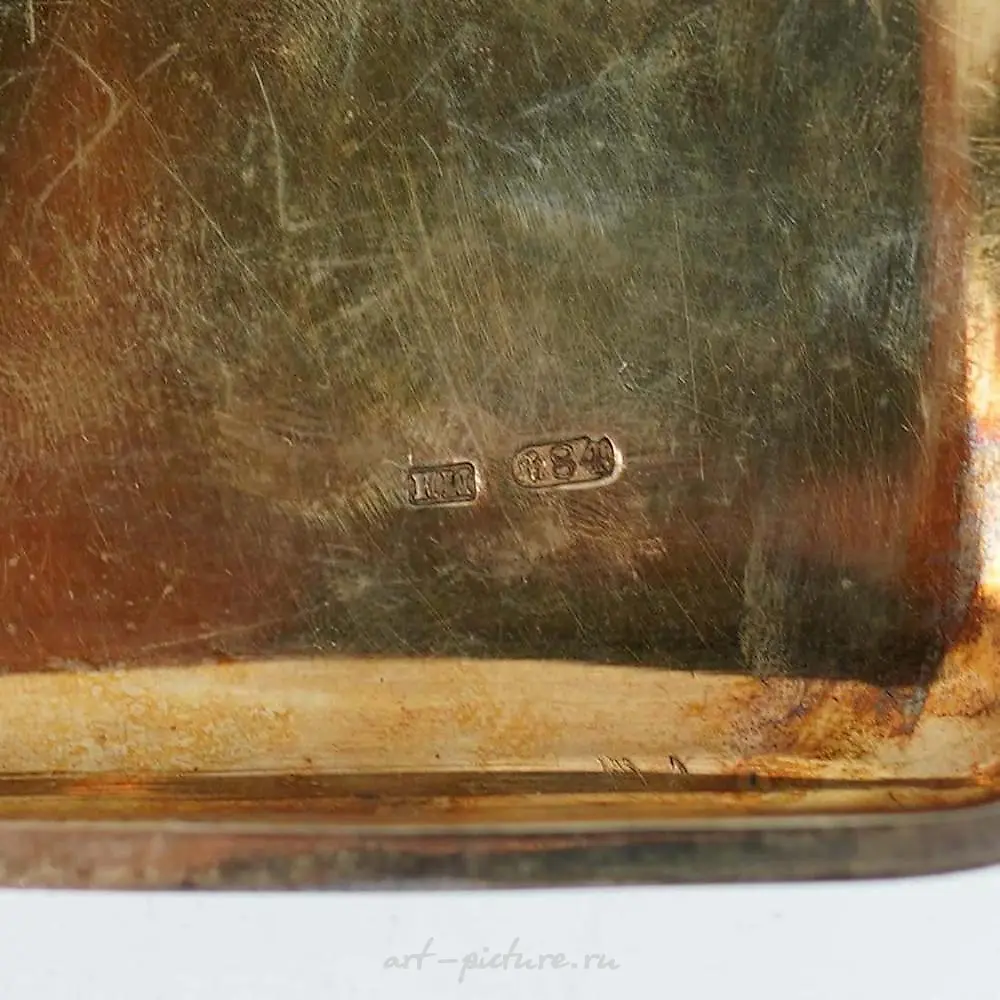 A RUSSIAN 84 SILVER CIGARETTE BOX — photo 4