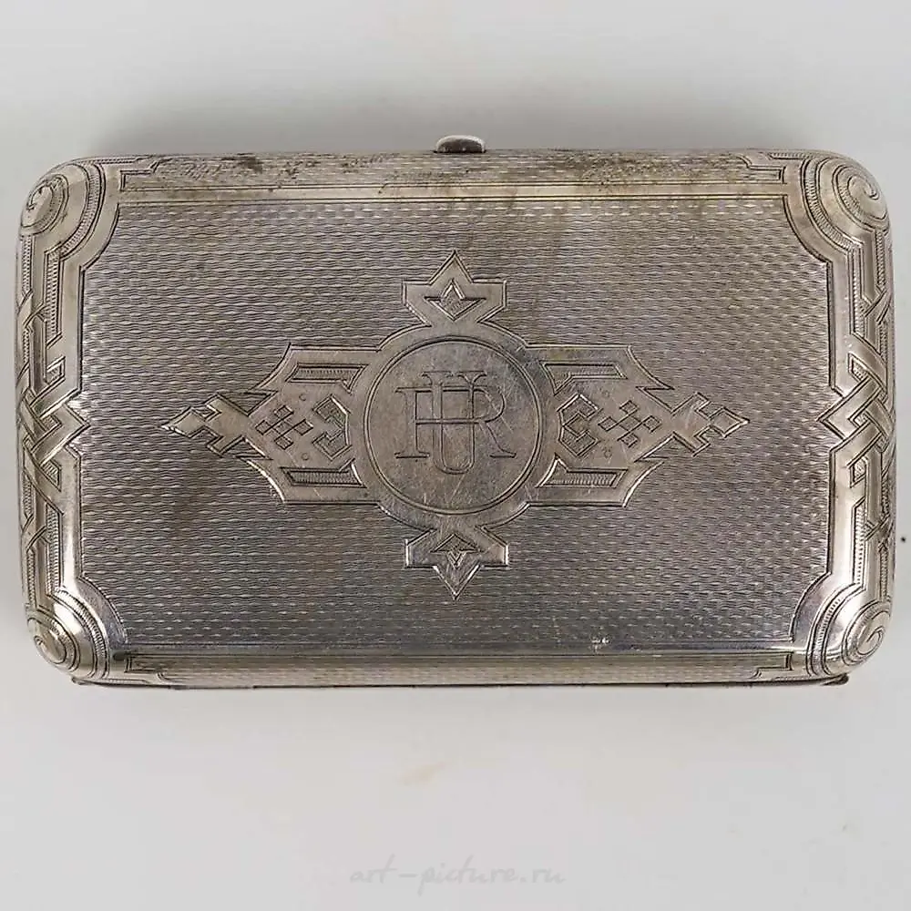 A RUSSIAN 84 SILVER CIGARETTE BOX — photo 3