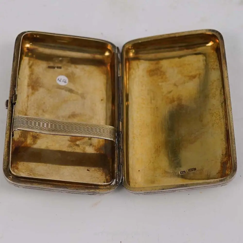 A RUSSIAN 84 SILVER CIGARETTE BOX — photo 5