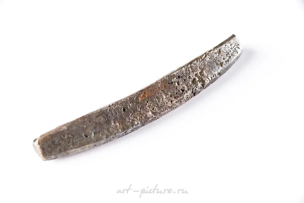WORLD COINS AND CURRENCY: BAR SHAPED MEDIEVAL SILVER GRIVNA. — photo 2