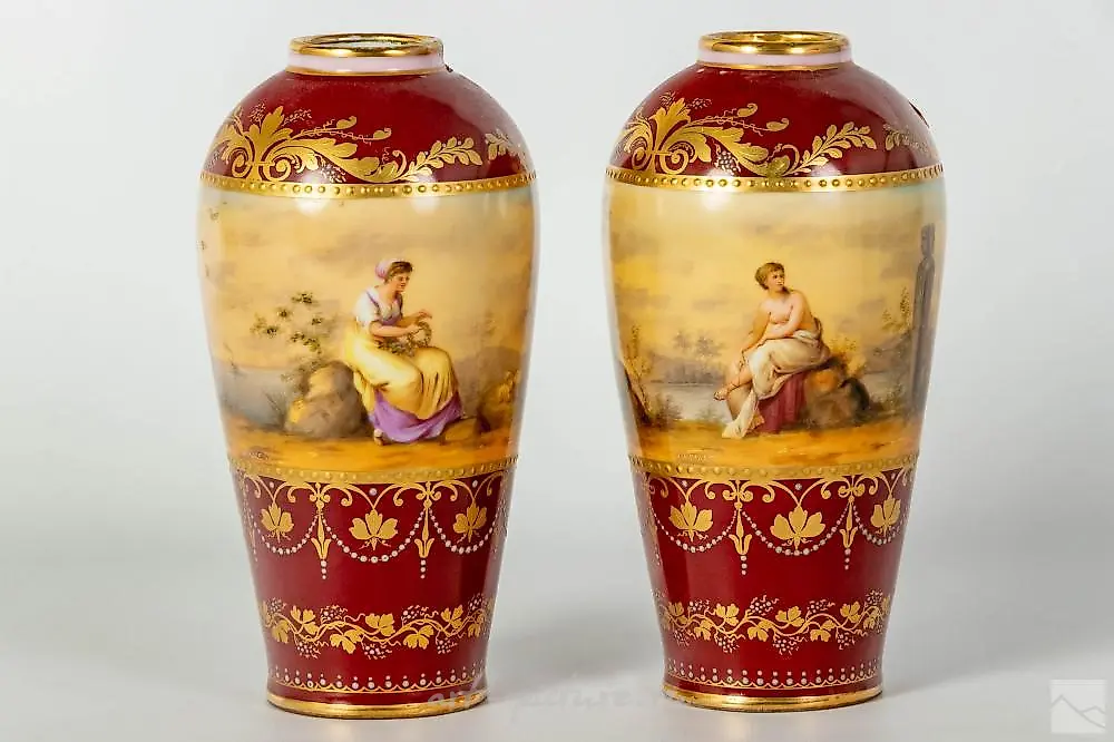 Sevres French Porcelain Neoclassical Figural Vase — photo 6