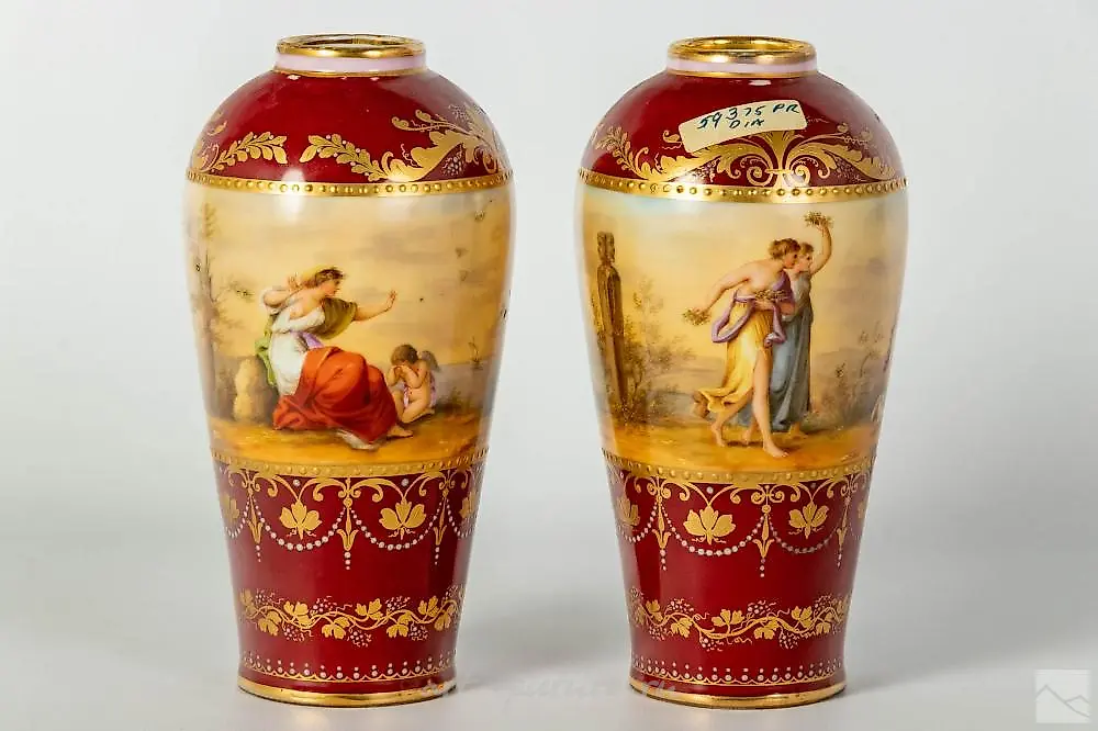 Sevres French Porcelain Neoclassical Figural Vase — photo 8