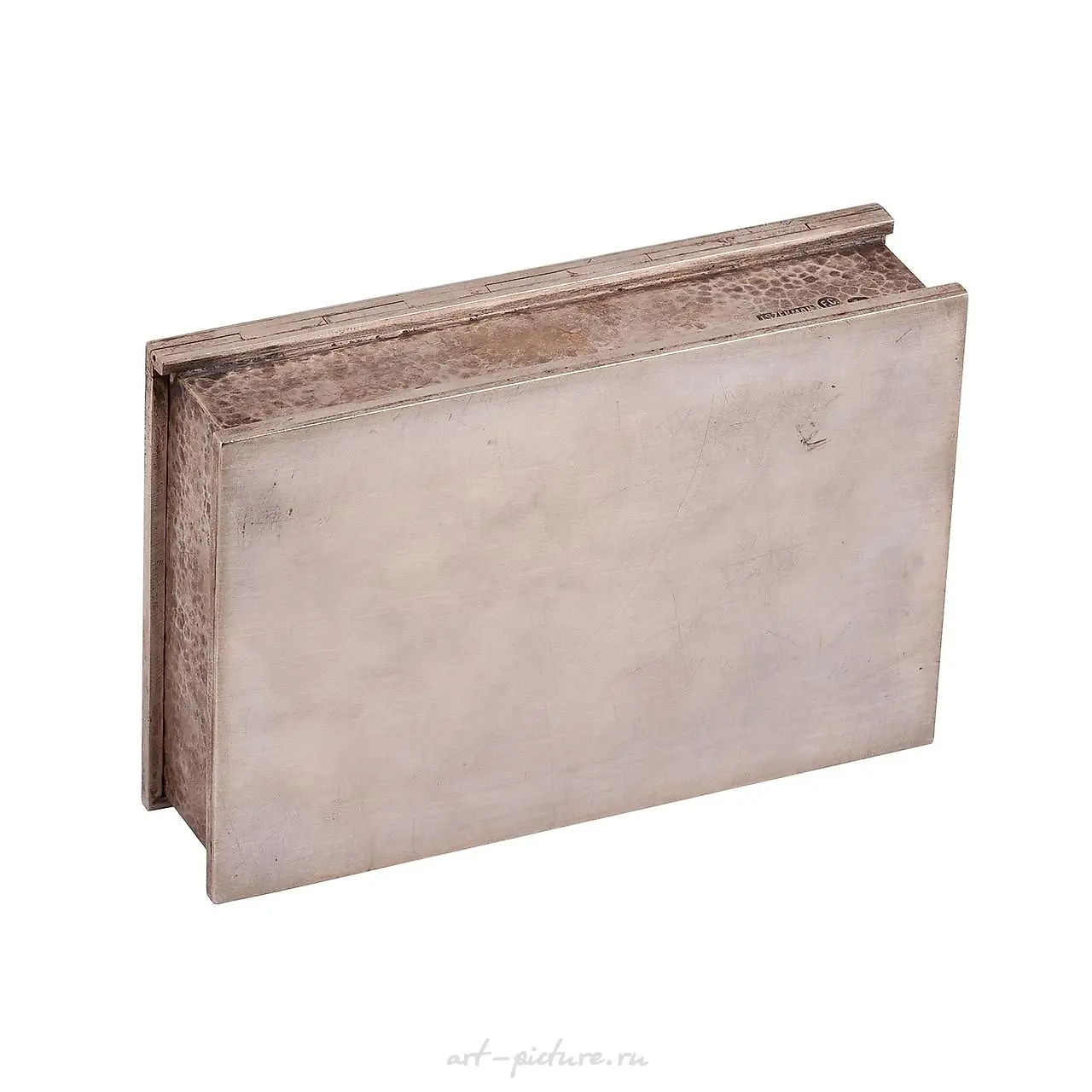 A Russian silver cigar box "Samorodok" with a Warszawska Syr... — photo 2