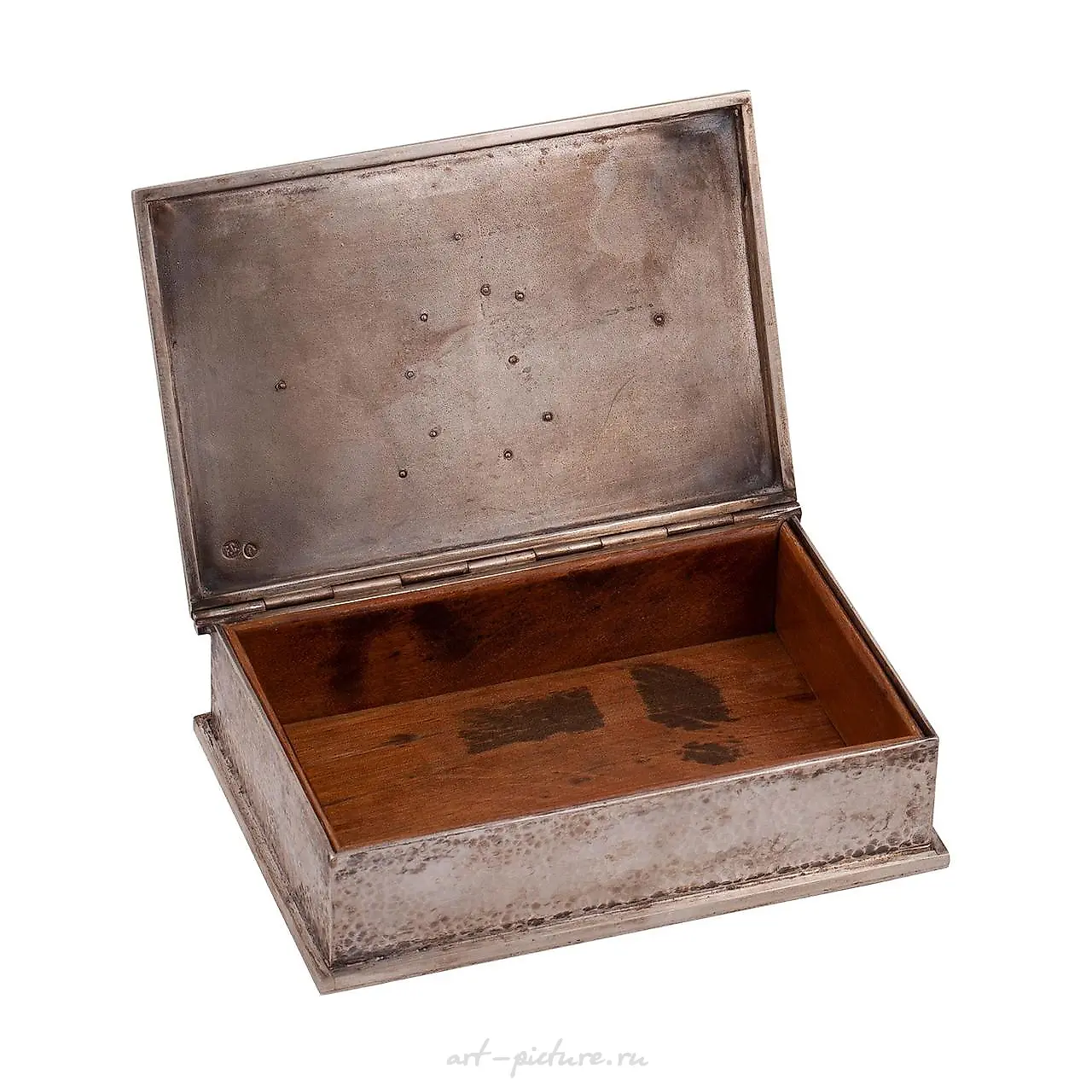 A Russian silver cigar box "Samorodok" with a Warszawska Syr... — photo 4