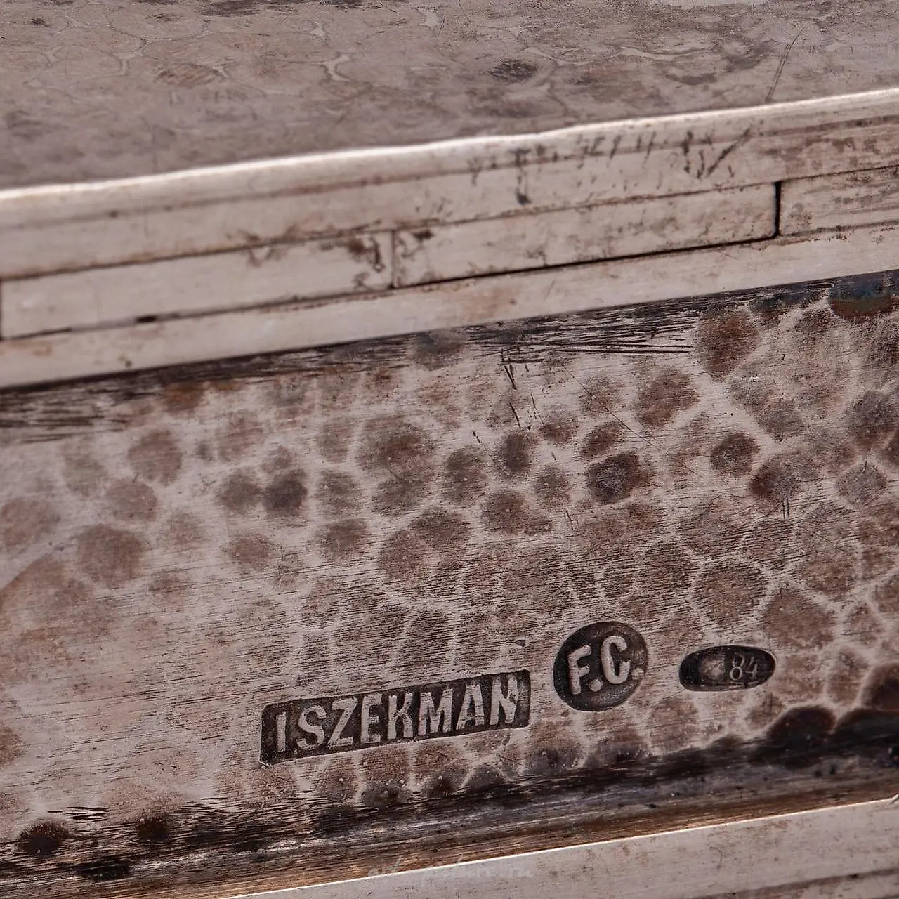 A Russian silver cigar box "Samorodok" with a Warszawska Syr... — photo 6