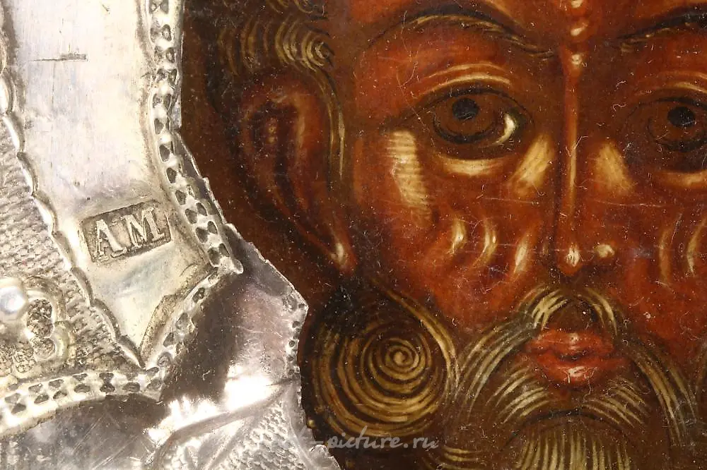 Russian Silver and Enamel Icon — photo 11