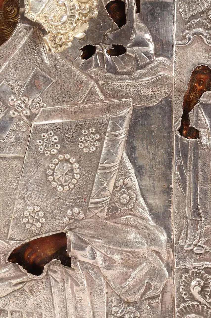 Russian Silver and Enamel Icon — photo 7