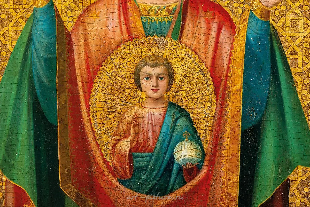 ICON DEPICTING THE VIRGIN OF THE SIGN, RUSSIA,... — photo 4