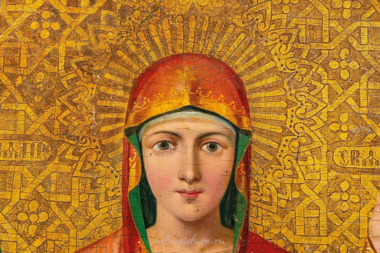 ICON DEPICTING THE VIRGIN OF THE SIGN, RUSSIA,... — photo 5