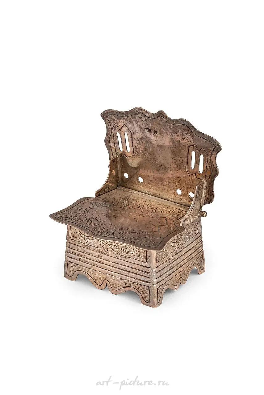 SALIERA A SILVER THRONE, MOSCOW, 1879, GOLDSMITH...