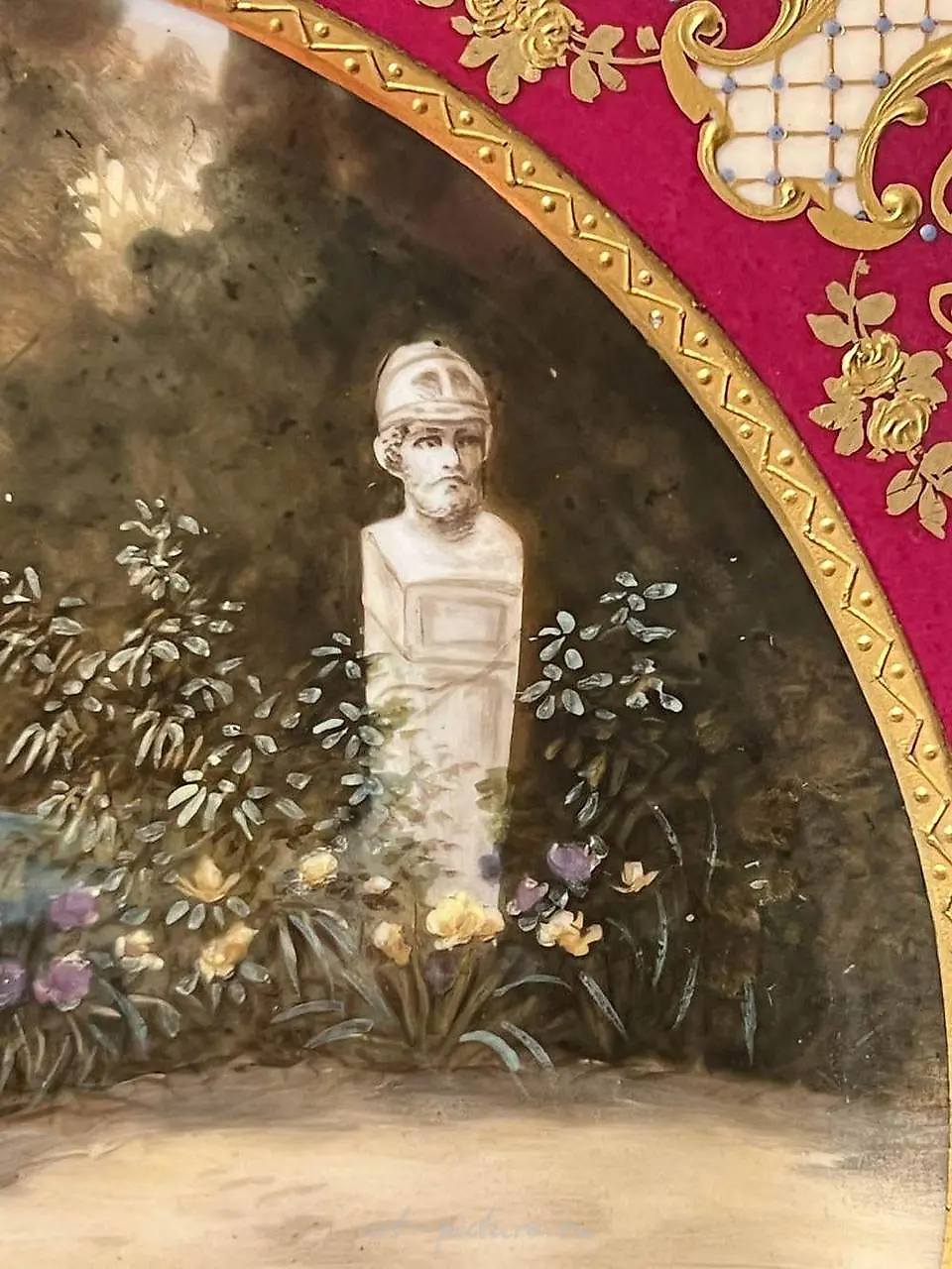 Royal Vienna Dish with Classic Scene - Sleeping Angel — photo 6