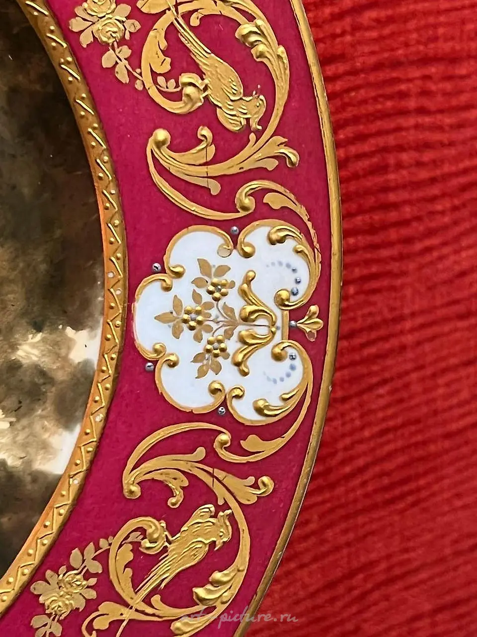 Royal Vienna Dish with Classic Scene - Sleeping Angel — photo 7