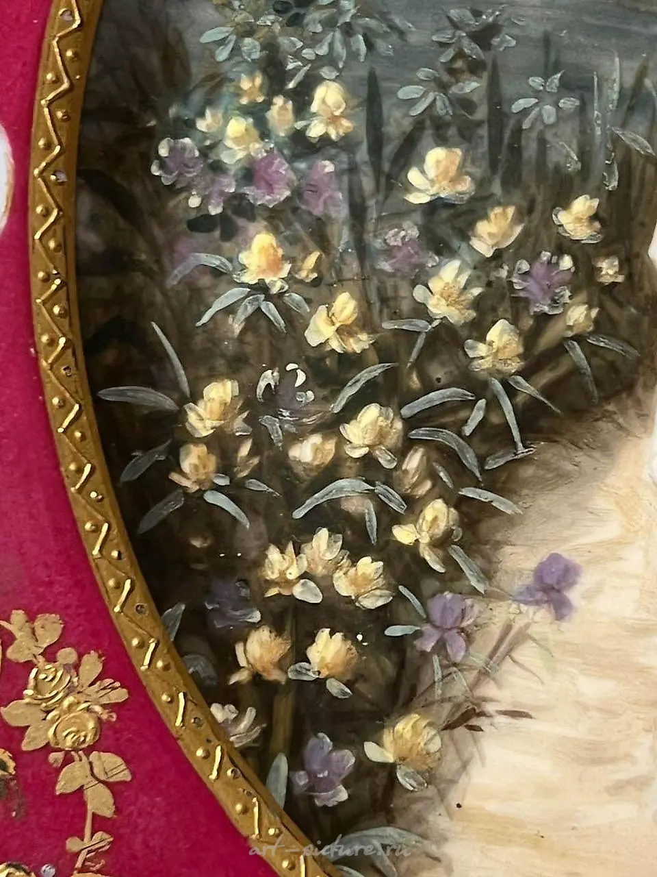 Royal Vienna Dish with Classic Scene - Sleeping Angel — photo 3