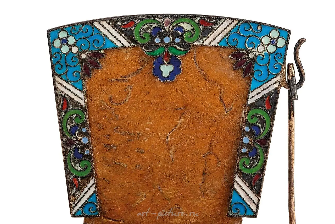 SALIERA A THRONE IN BIRCH WOOD, SILVER AND ENAMEL, SAN P... — photo 2