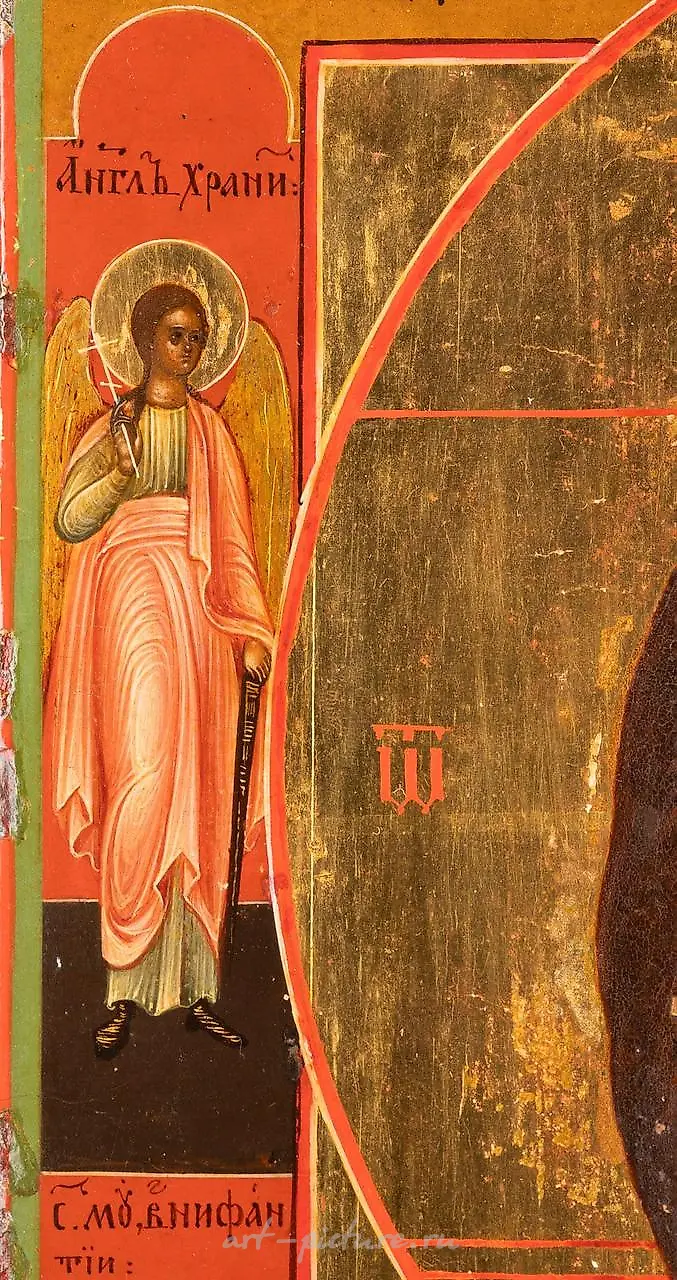 A VERY FINE ICON SHOWING THE SAVIOR WITH THE FEARSOME EYE — photo 3