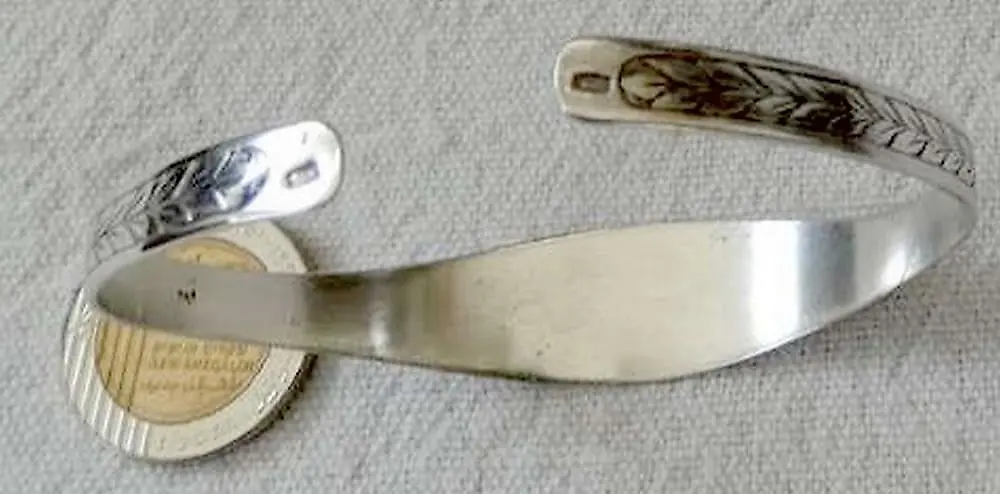 Russian USSR old niello "Northern Black" gilt silver 875 fl... — photo 12