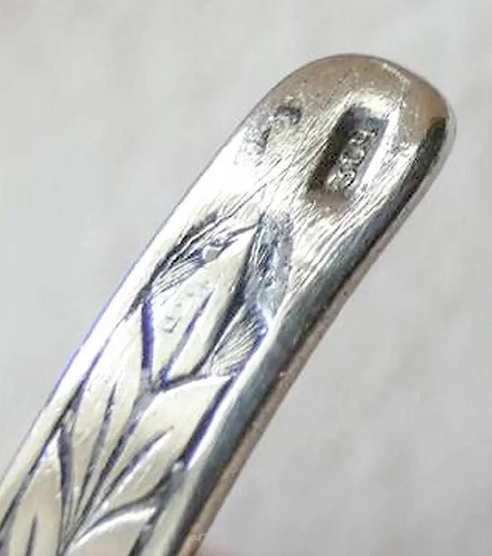 Russian USSR old niello "Northern Black" gilt silver 875 fl... — photo 5