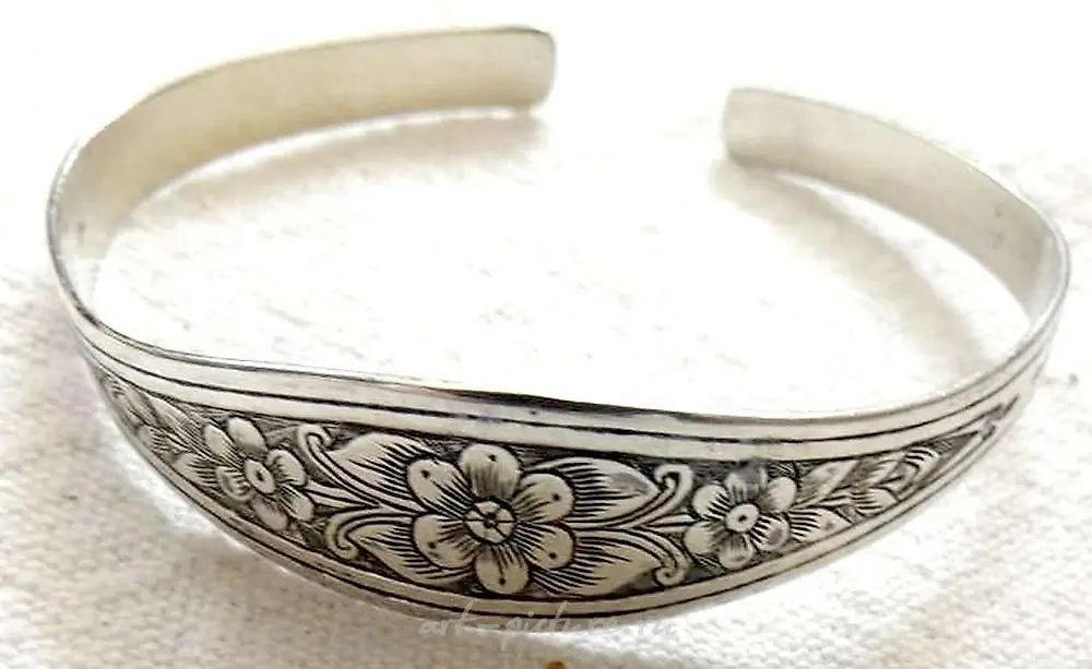 Russian USSR old niello "Northern Black" gilt silver 875 fl... — photo 6