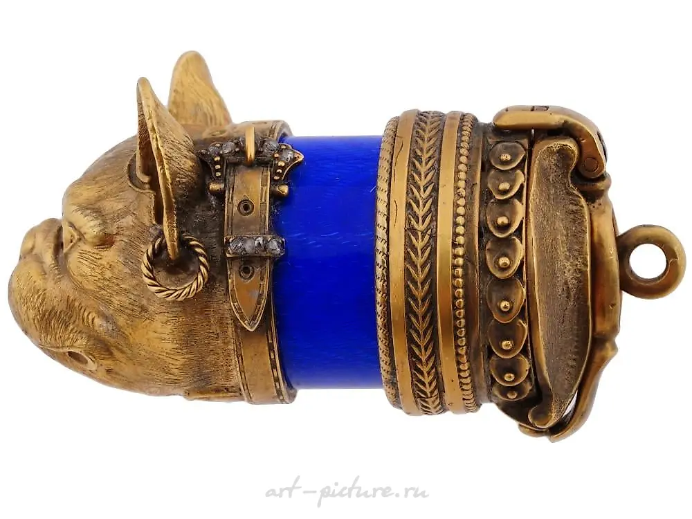 RUSSIAN GILT SILVER ENAMEL RUBY DIAMONDS PILL BOX — photo 11