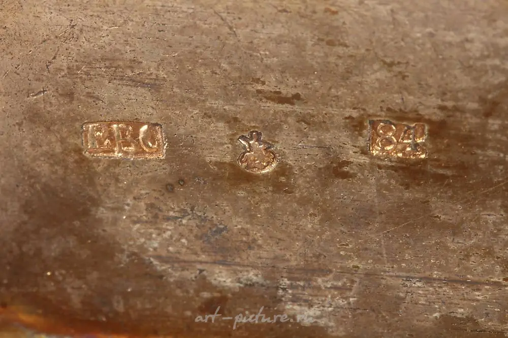 19th Century Russian Silver and Niello Snuff Box — photo 3