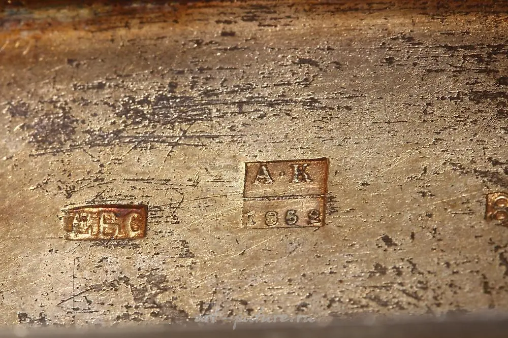 19th Century Russian Silver and Niello Snuff Box — photo 5