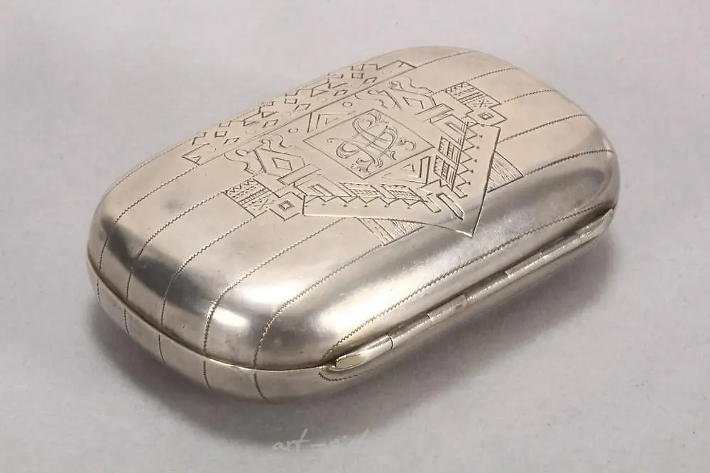 Russian Silver Cigarette Case. — photo 4