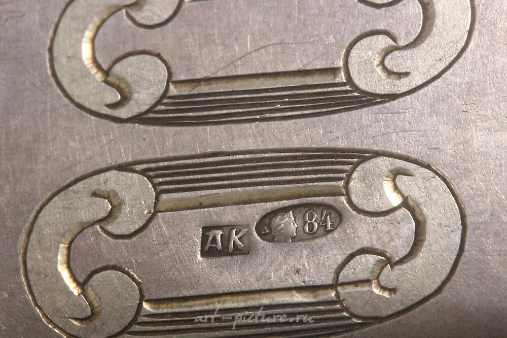银质俄罗斯钱包 — 照片 3