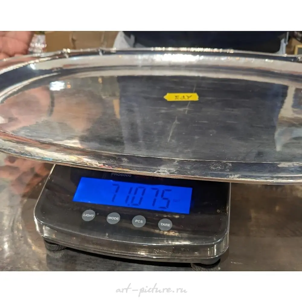 Стерлинговое серебро Falick Novick A&C лоток 71 тройская унция — фото 5