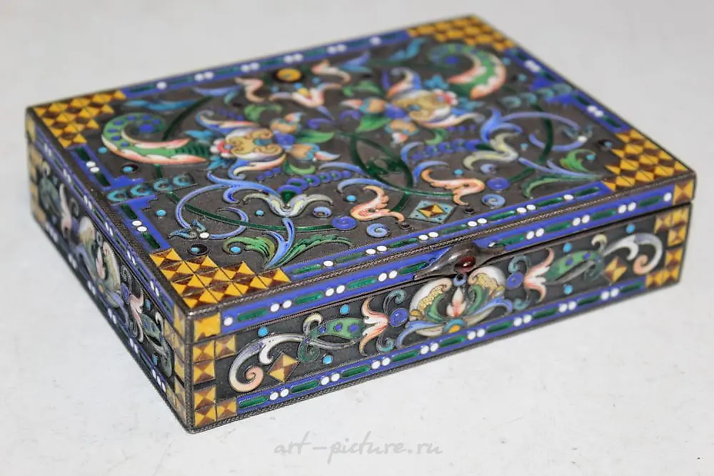 Chinese Cloisonne Box — photo 3