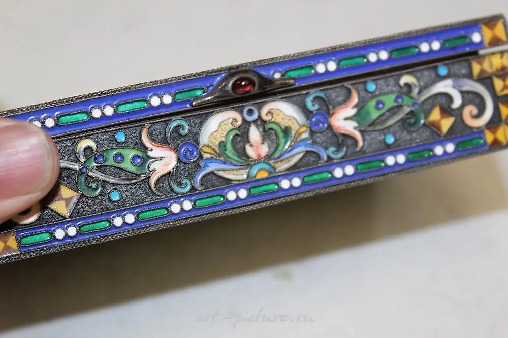 Chinese Cloisonne Box — photo 9