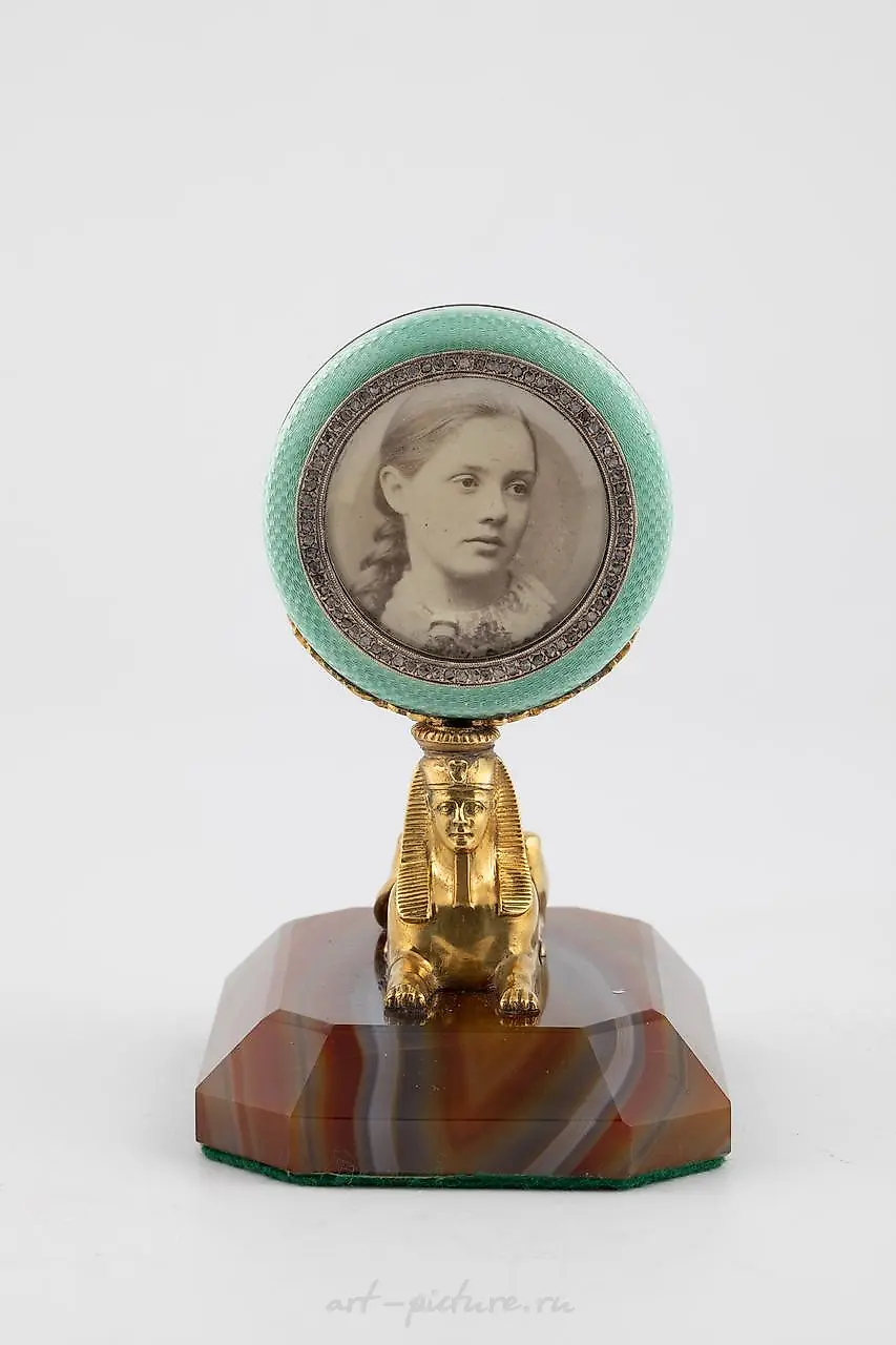 Opal flacon with guilloche enamel — photo 2