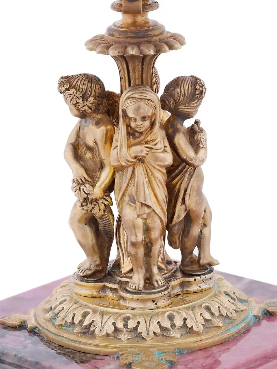 RUSSIAN 88 GILT SILVER FRAME ON RHODONITE PEDESTAL — photo 11