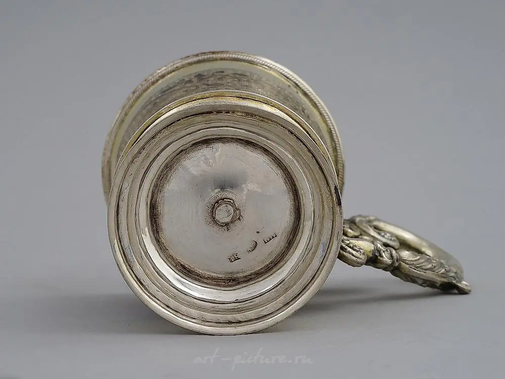 A RUSSIAN SILVER-GILT AND NIELLO CUP 19TH C — photo 5