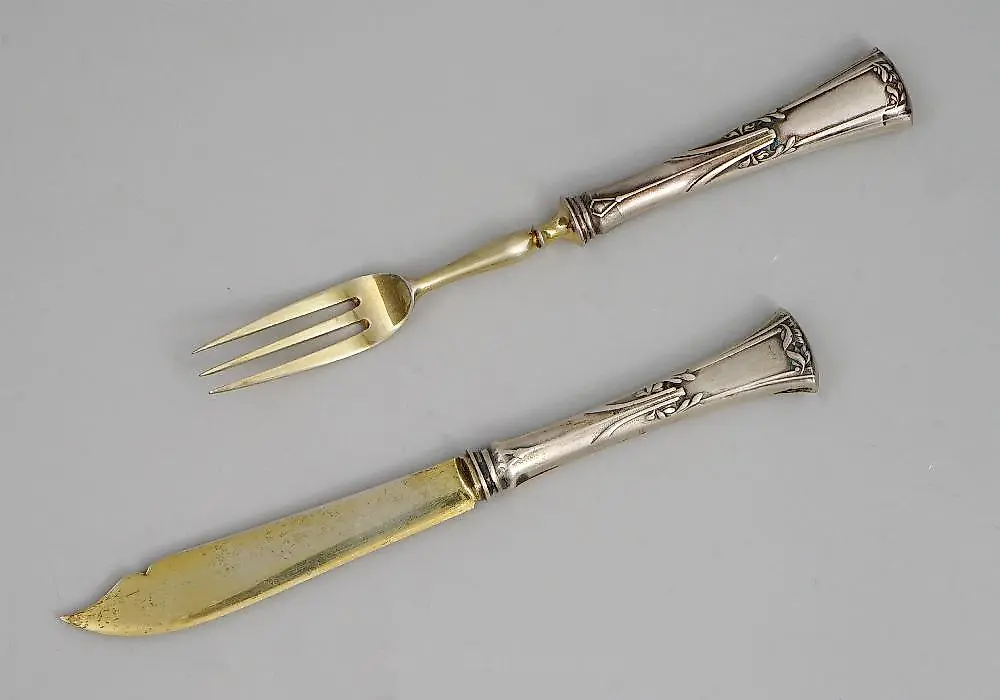 A LARGE RUSSIAN SILVER JAM SPOON BY IVAN KHLEBNIKOV — photo 3