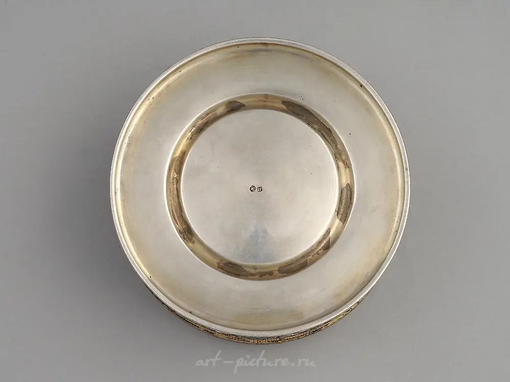 A LARGE RUSSIAN SILVER AND CLOISONNE ENAMEL JEWELRY BOX — photo 6