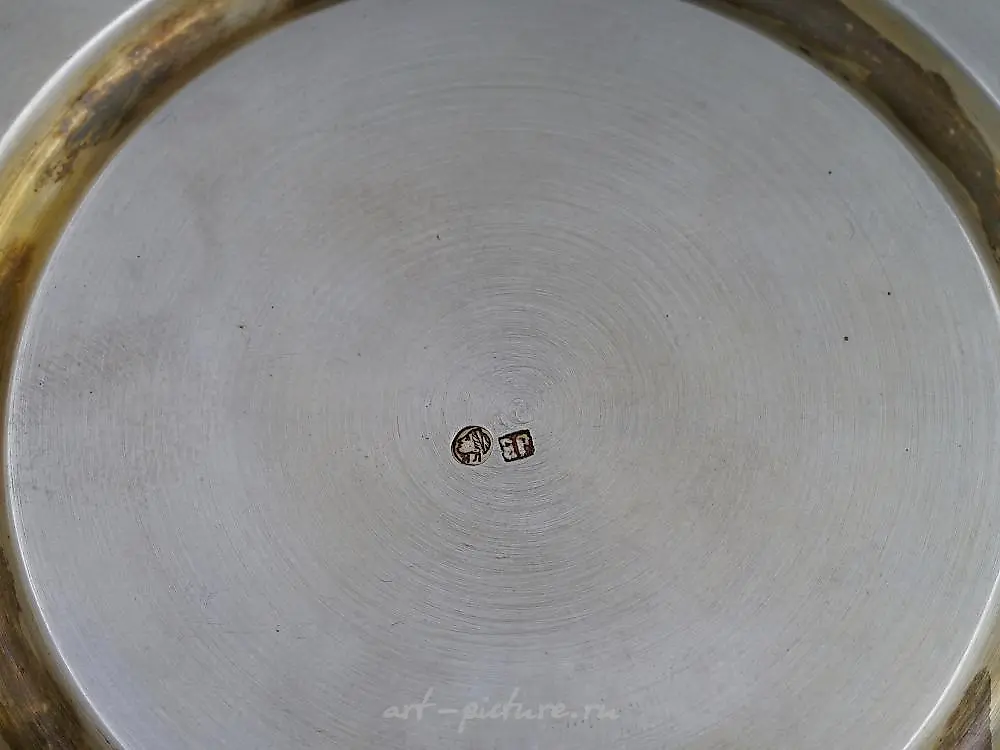 A LARGE RUSSIAN SILVER AND CLOISONNE ENAMEL JEWELRY BOX — photo 7
