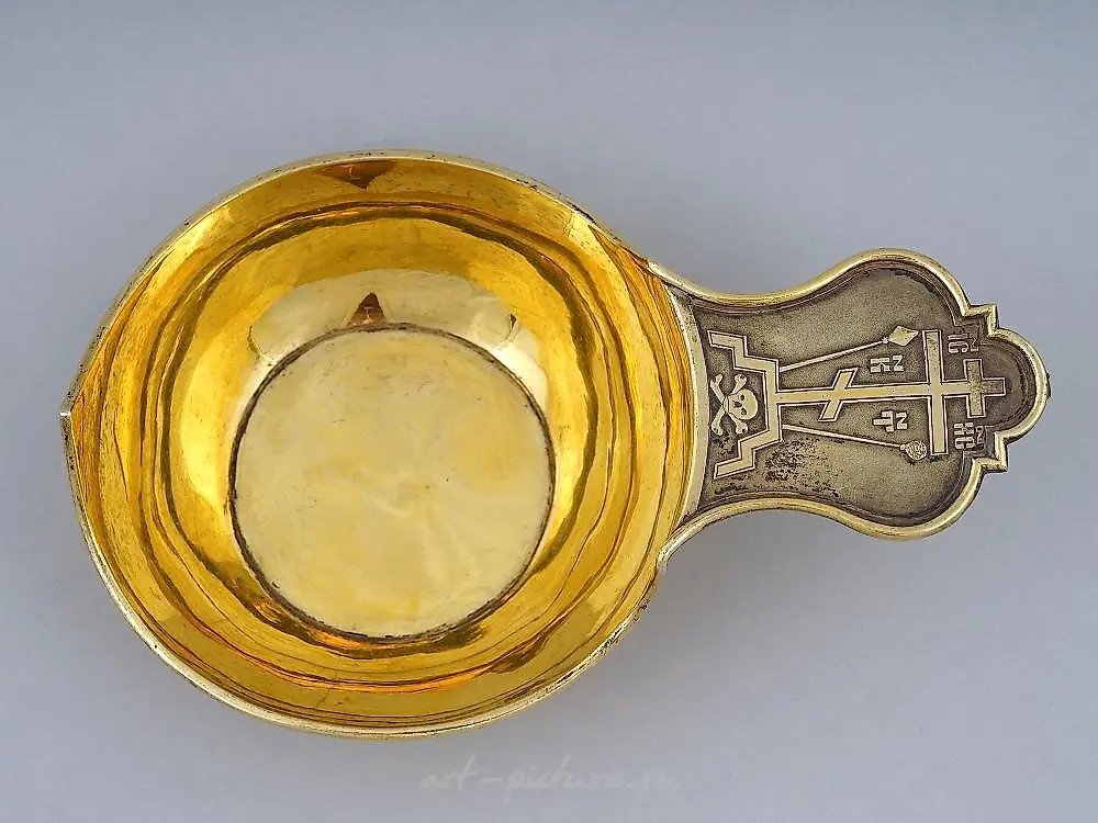 Русский серебряный ковш Любавина, около 1900 года. — фото 5