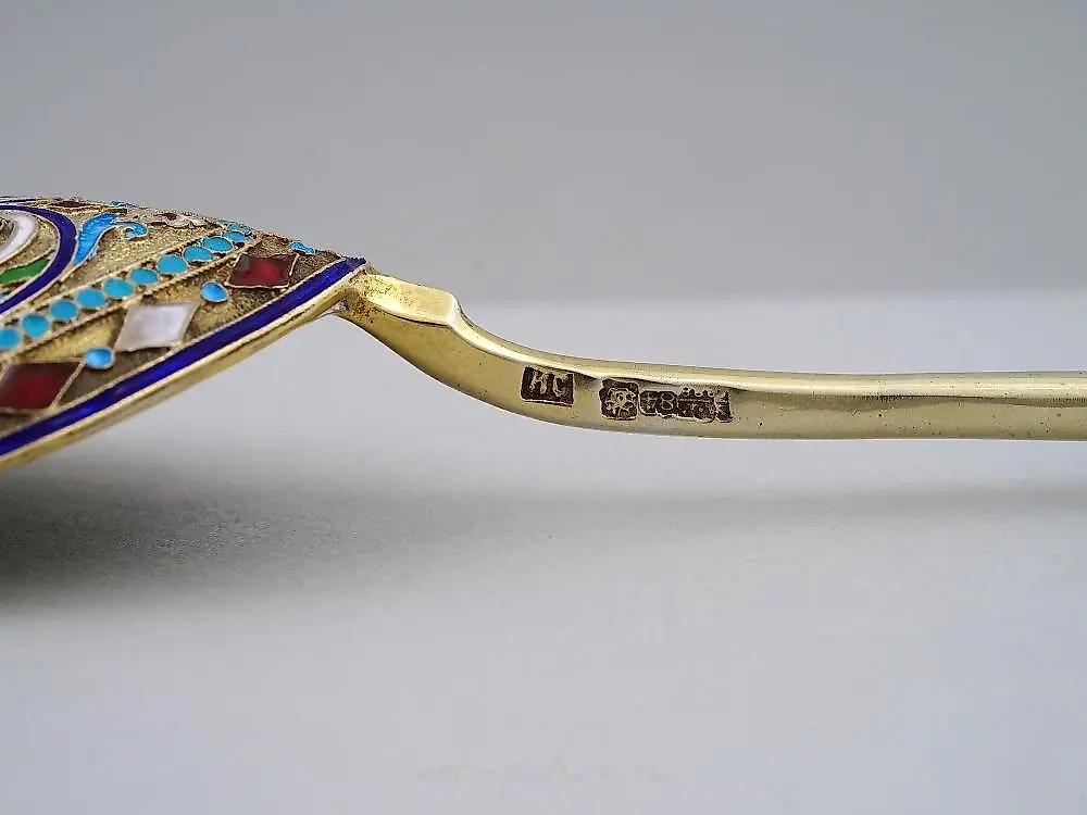 A RUSSIAN SILVER AND NIELLO SUGAR BOWL BY IVAN SALTYKOV — photo 5