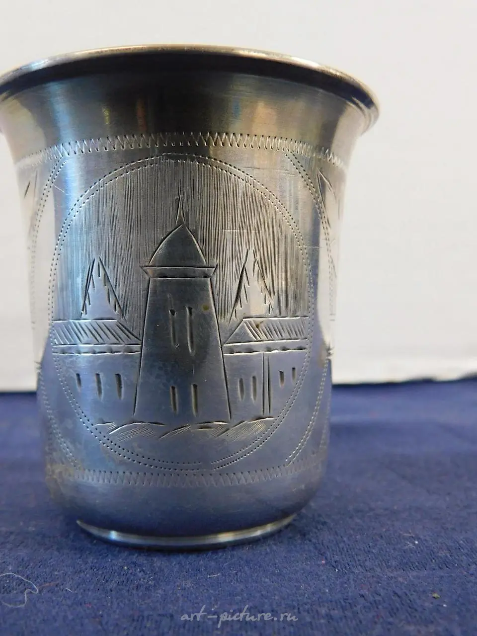 4 Russian silver Kiddush cups — 照片 2