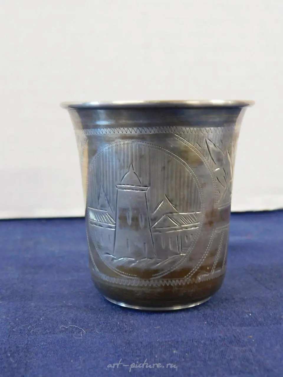 4 Russian silver Kiddush cups — 照片 3