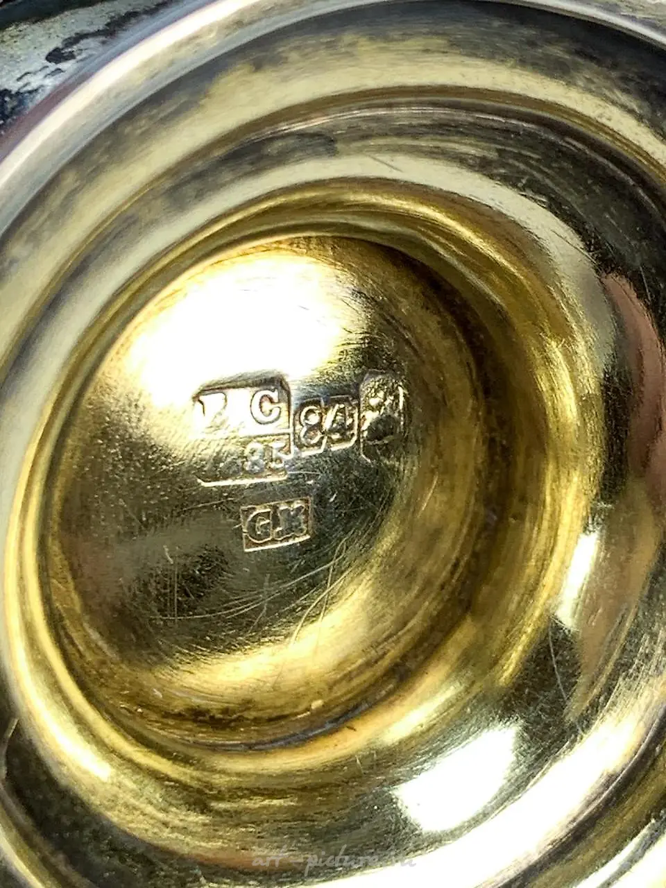 Russian Enamel Silver Mug. Late 19th C. — photo 3